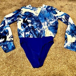 Aritzia Talula Silk Bodysuit